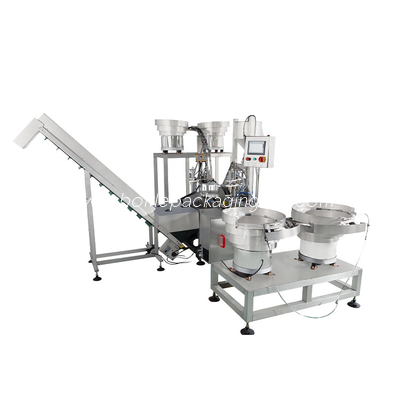 Automatic gel filling and capping machine SUS304 stainless steel reasonable structure