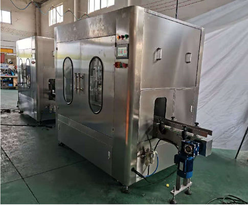 304SS Round Bottle water oil liquid Filling With Rising Caping Machine production filling labeling machine line