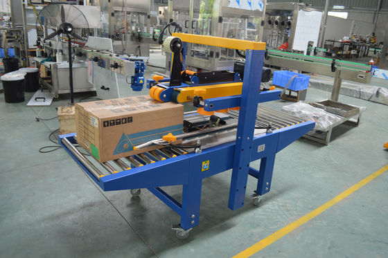 Semi Automatic Top And Bottom 240W Box Sealing Machine