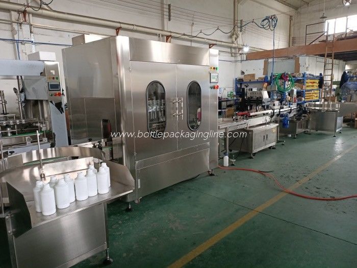 Bottle Filling Capping Labeling Packaging Machine Line for Hand Sanitizer, Laundry detergent，Shower Gel，Massage oil